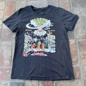 Green Day Band Tee Black Size M